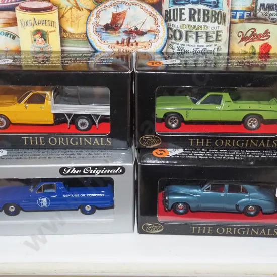 4x boxed diecast model vehicles