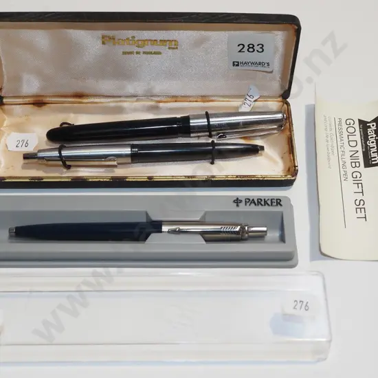 2x cased pen sets