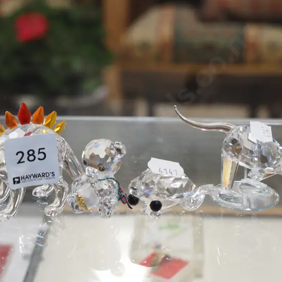 4x Swarovski small figurines H70