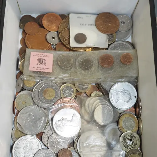 box of coins
