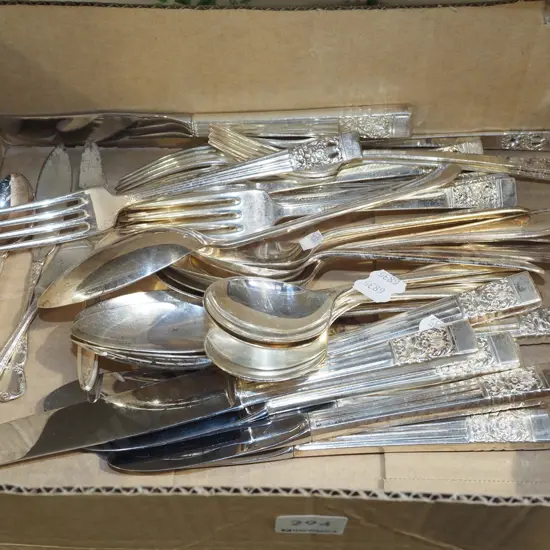 boxed plated cutlery