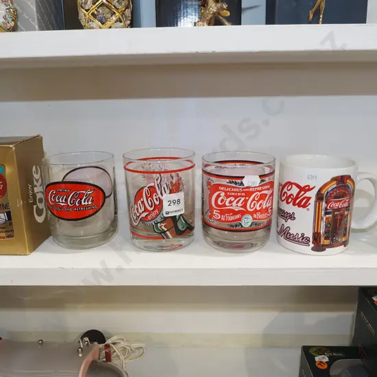 Coca Cola cups, can