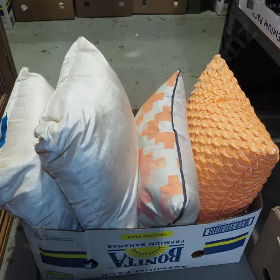 box of cushions