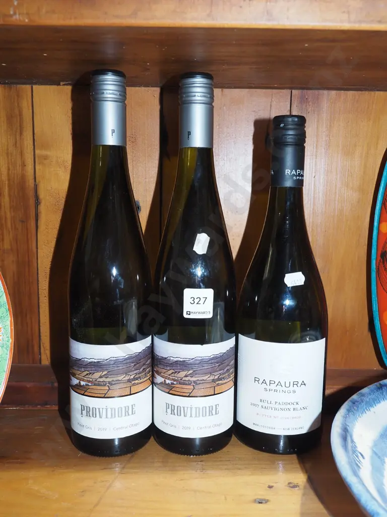 2x bottles of Providore pinot gris 2019, Rapaura  sauvignon blanc 2017 Image 1++