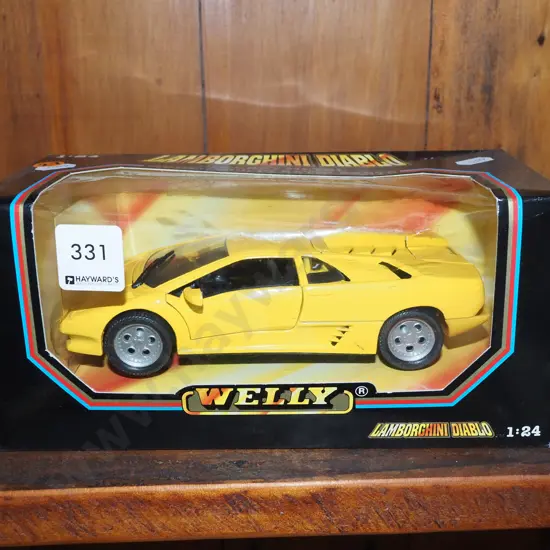 boxed diecast model of Lamborghini Diablo
