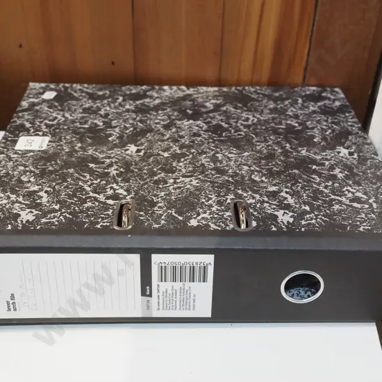 folder and coins