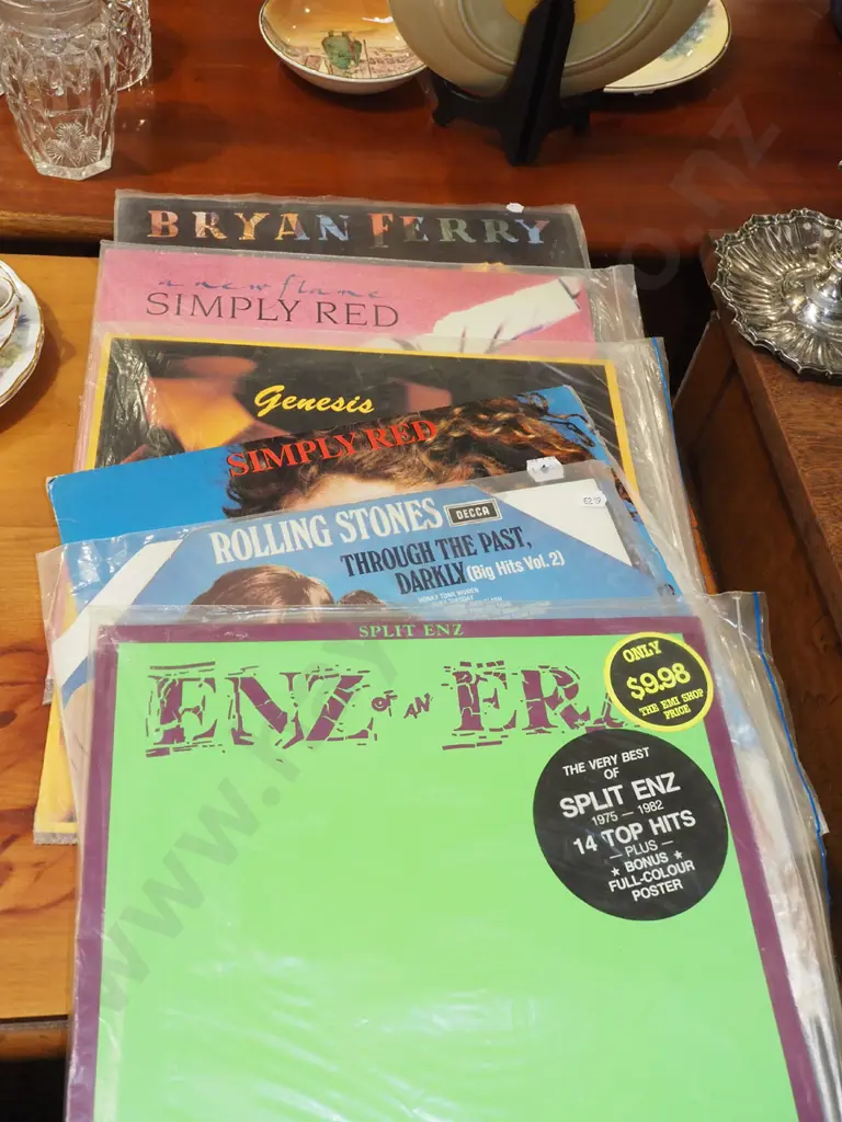 LPs; Rolling Stones, Split Enz, Simply Red etc Image 1++