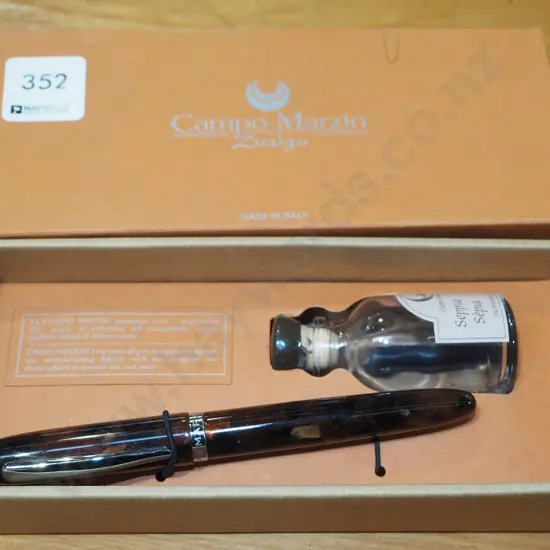 cased fountain pen