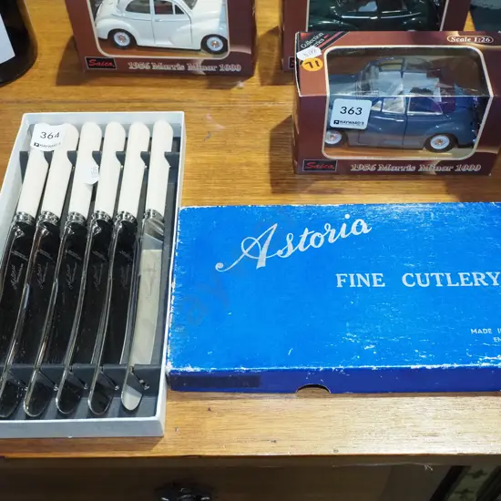 cased bone handled knives