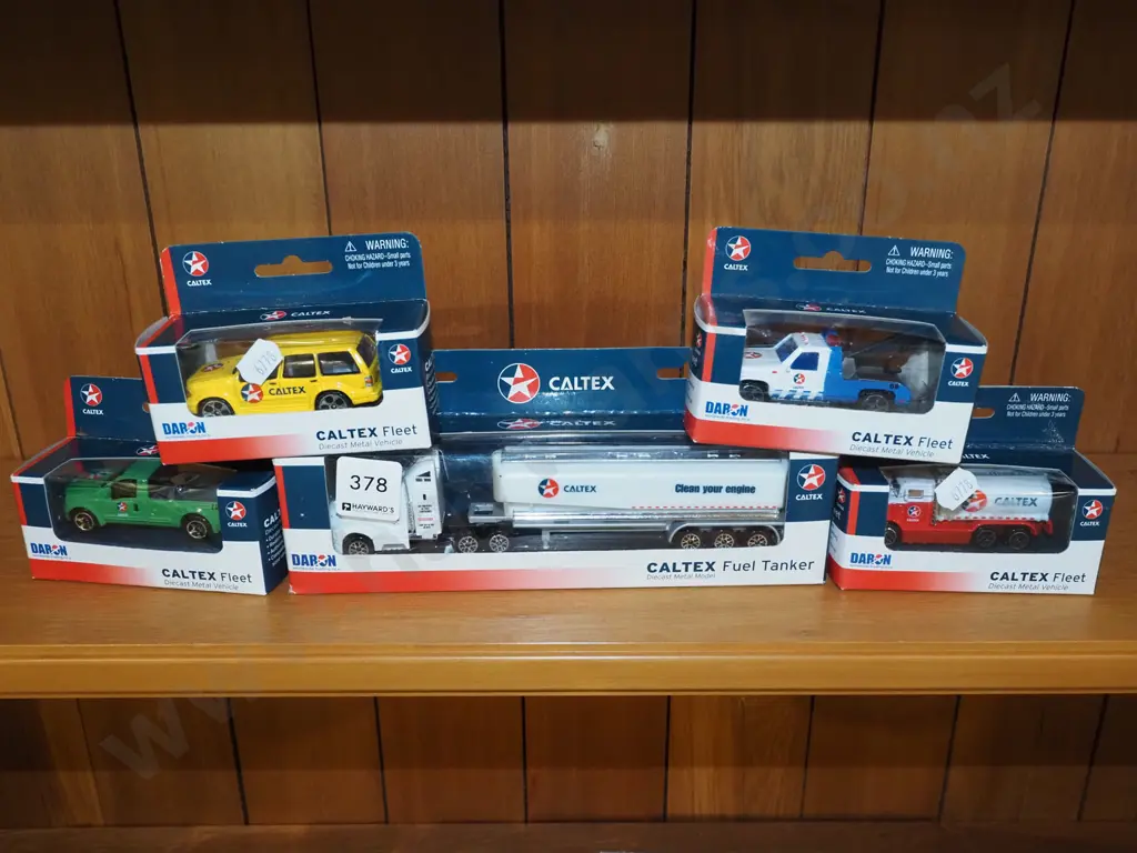 5x cased Caltex toy vehicles Image 1++