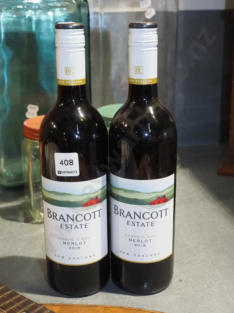 2x bottles Brancock Estate merlot 2018 Image 1++