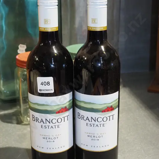 2x bottles Brancock Estate merlot 2018