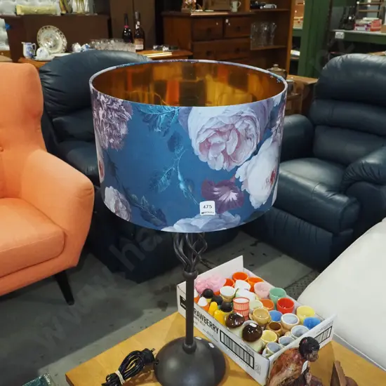metal base table lamp H700