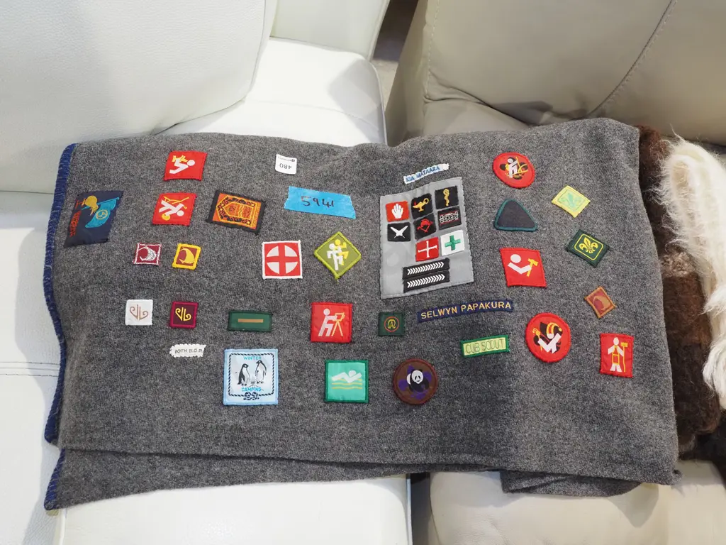 blanket and scout badges Image 1++