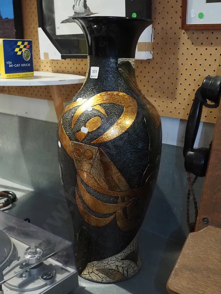 large modern hand painted vase H620 Image 1++