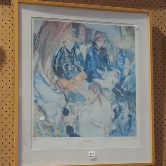 framed Frances Hodgkins print