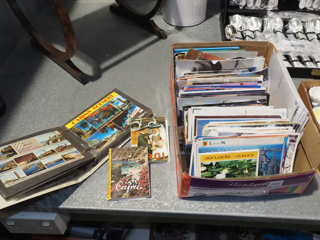 box of various postcards Image 1++