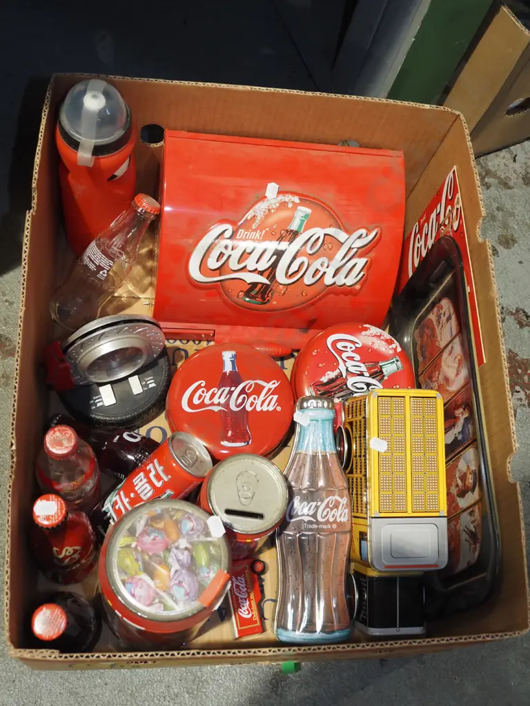 box; Coca Cola items Image 1++
