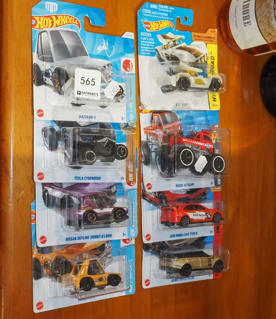 8x carded Hotwheels vehicles Image 1++