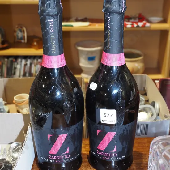 2x bottles of Zardetto sparkling rose