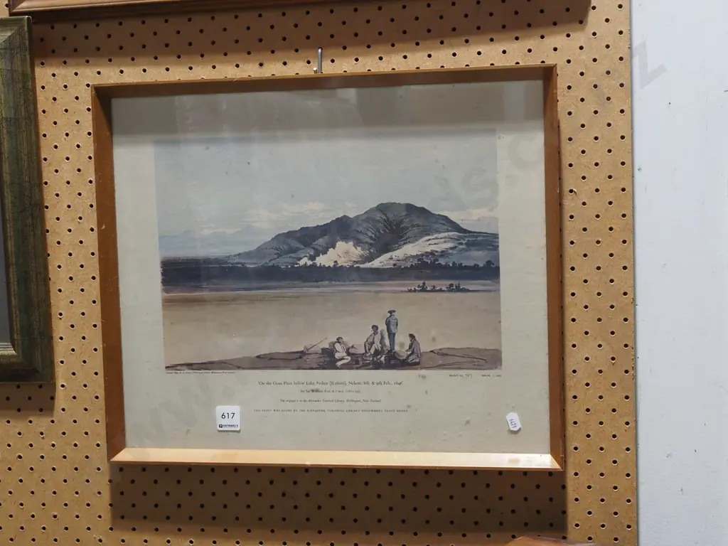 framed historic print - Nelson 1846 Image 1++