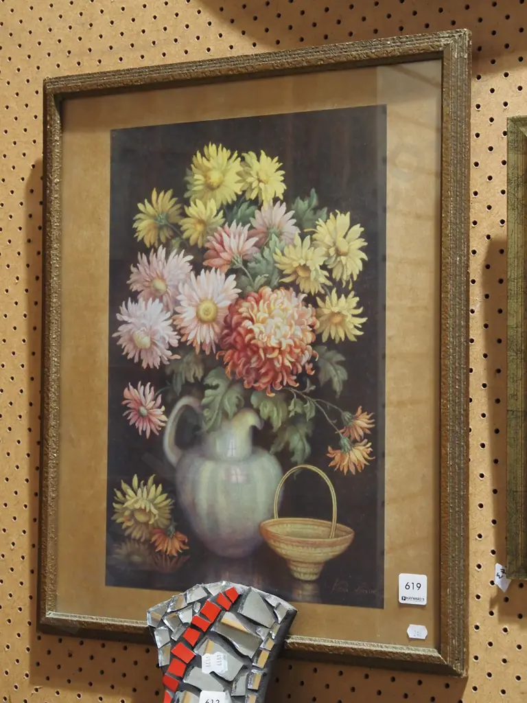framed print - still life flowers Image 1++