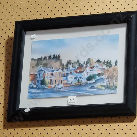 framed David Corballis print - Stuart St