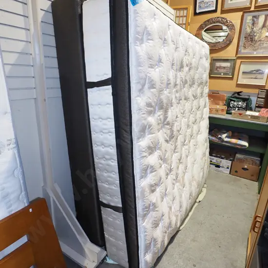 King Coil Platinum Posture super king mattress and 2 part base 