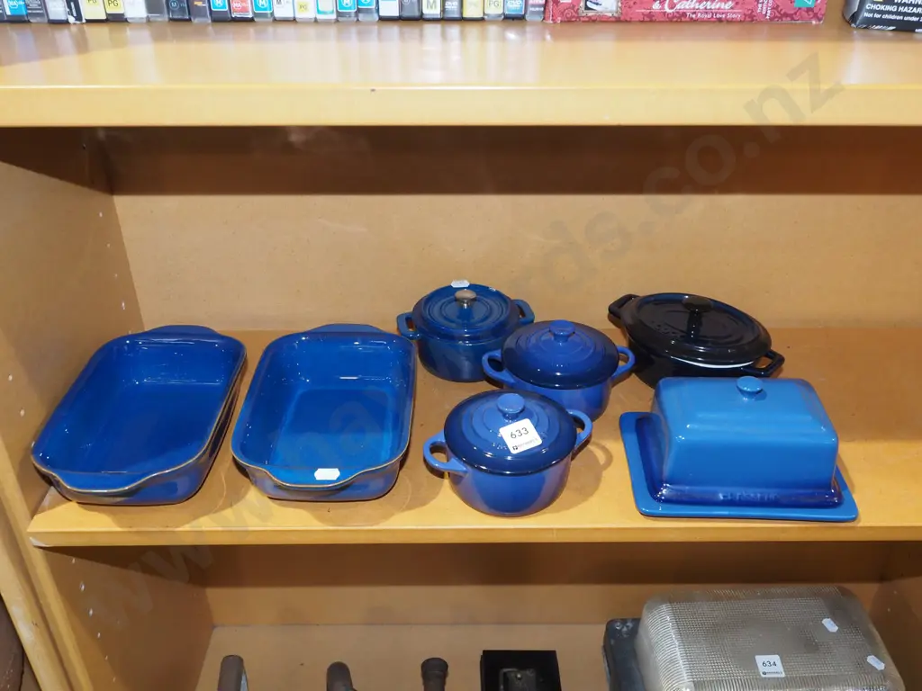 Denby baking dishes, Le Creuset rammekins, butter dish Image 1++