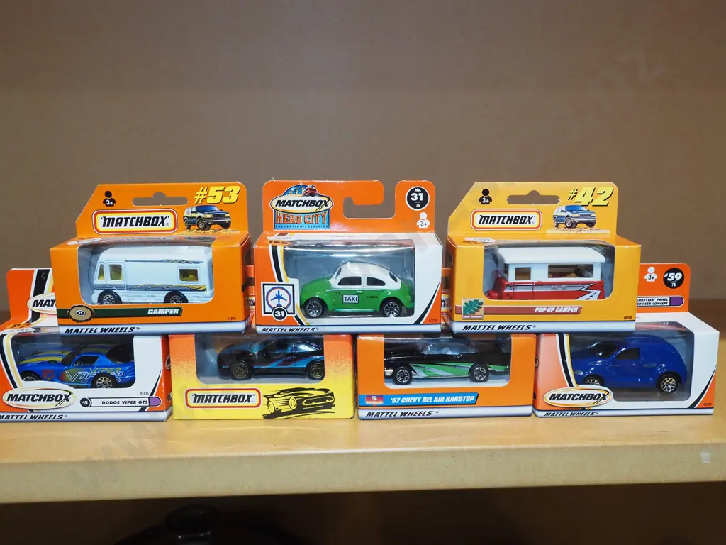8x carded Matchbox vehicles Image 1++