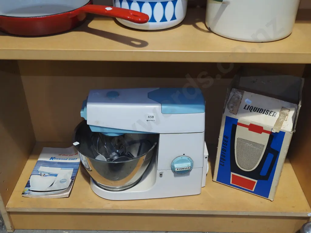 Kenwood Chef mixer with liquidiser in box Image 1++