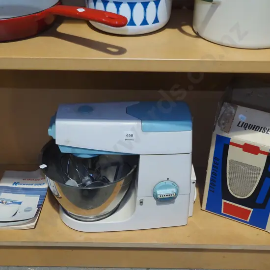 Kenwood Chef mixer with liquidiser in box