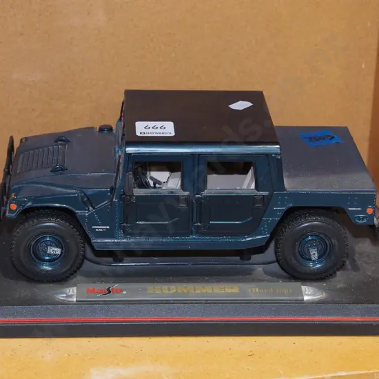 diecast model of a Hummer hard top