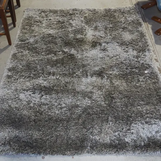 charcoal acrylic tufted floor mat L2180 W1520