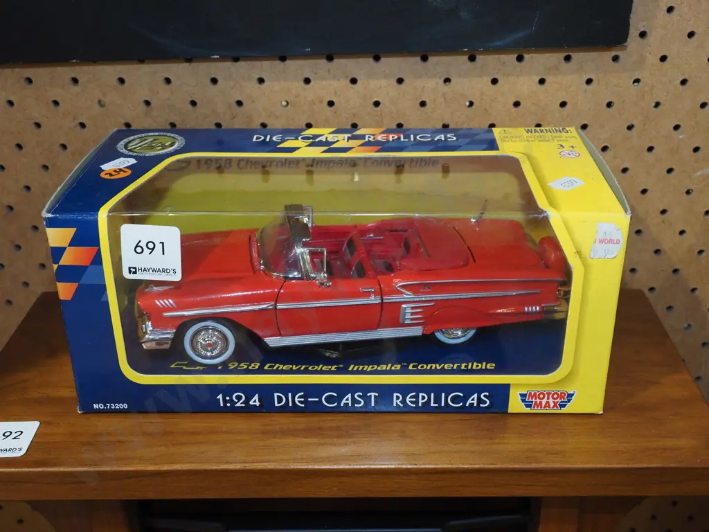 cased diecast model 1958 Chevrolet Impala Image 1++