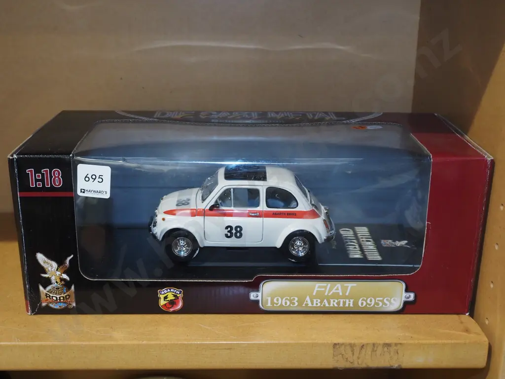 boxed diecast model of Fiat 1960 Abarth Image 1++