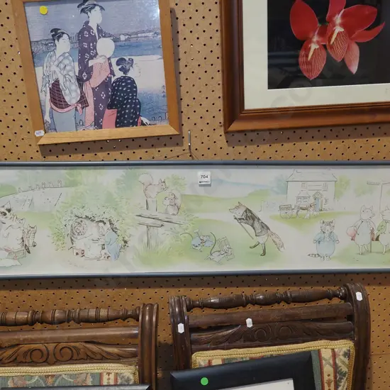 framed Beatrix Potter character prints