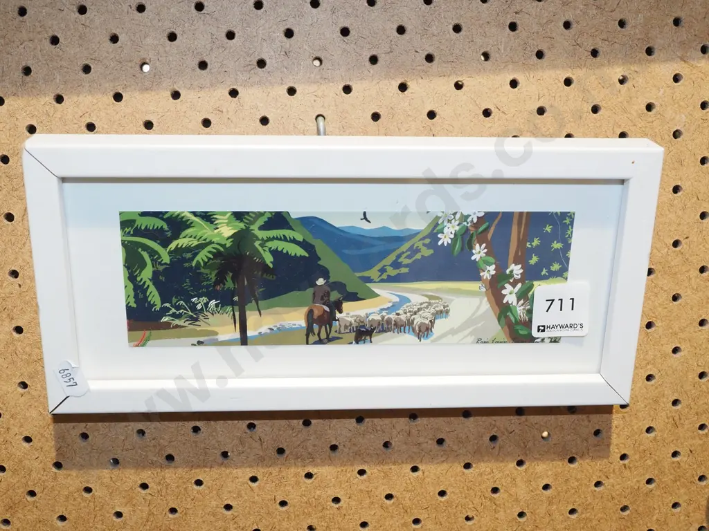 small framed print - stockman Image 1++