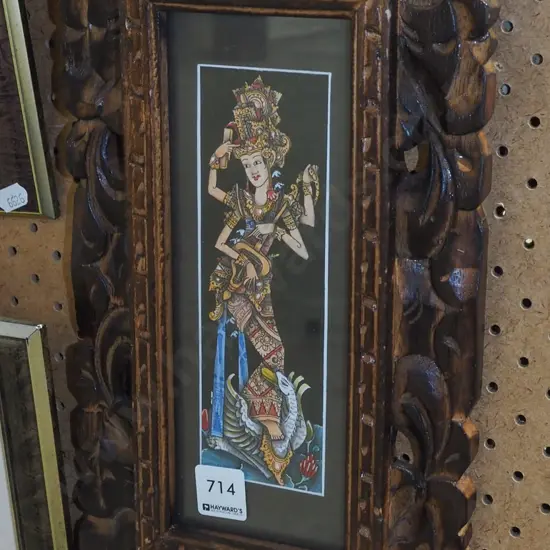 ornately framed print