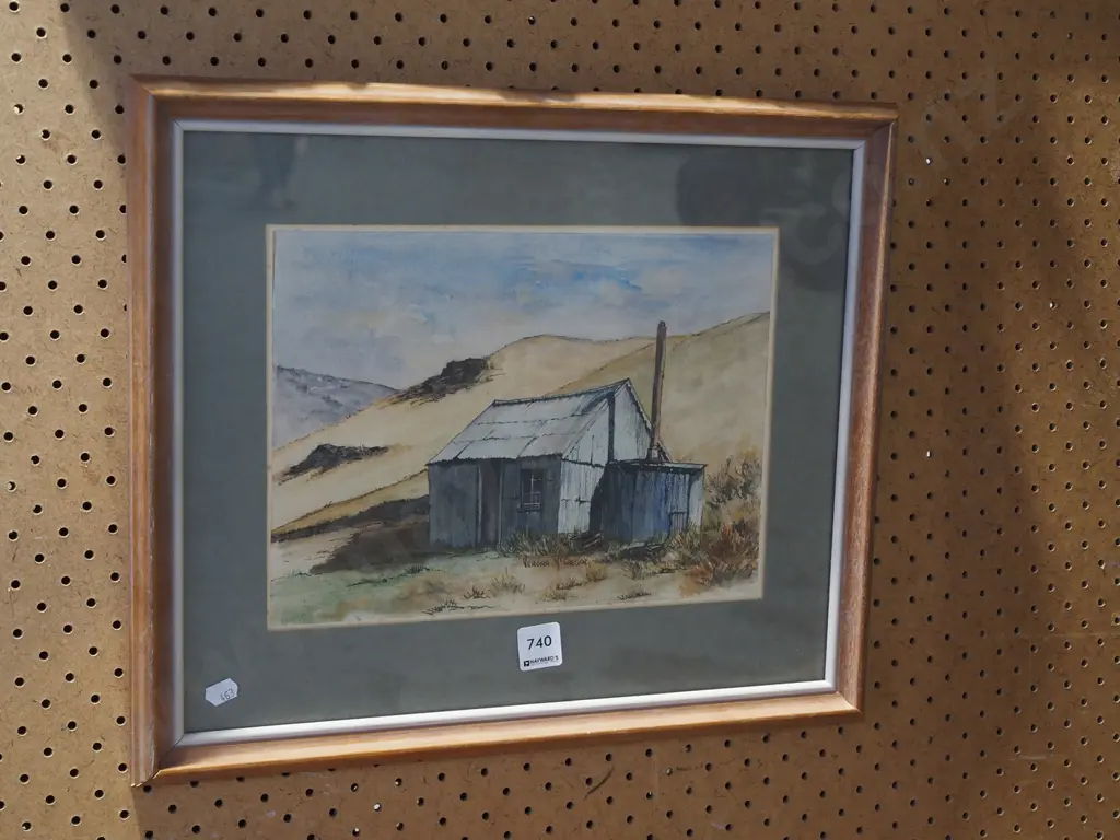 Verona McGregor watercolour - tin shepherd hut Image 1++