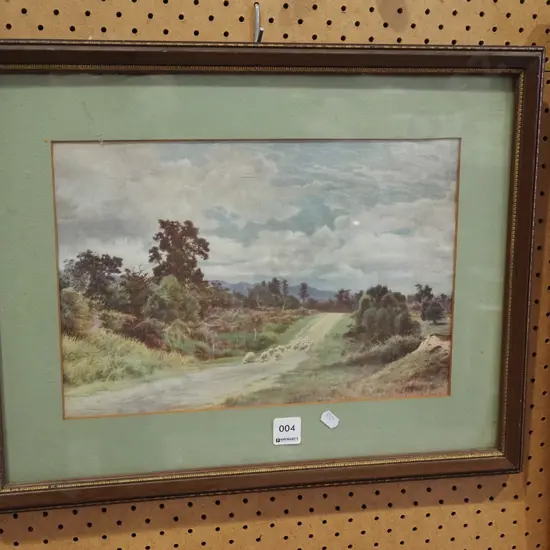 framed print - country road