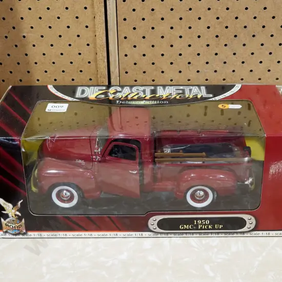 diecast scale 1:8 model of 1950 GMC pickup truck