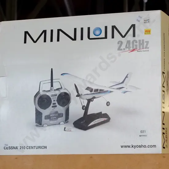 boxed radio control aeroplane Cessna 210 Centurion