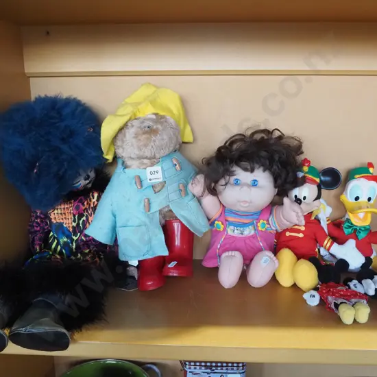 various soft toys