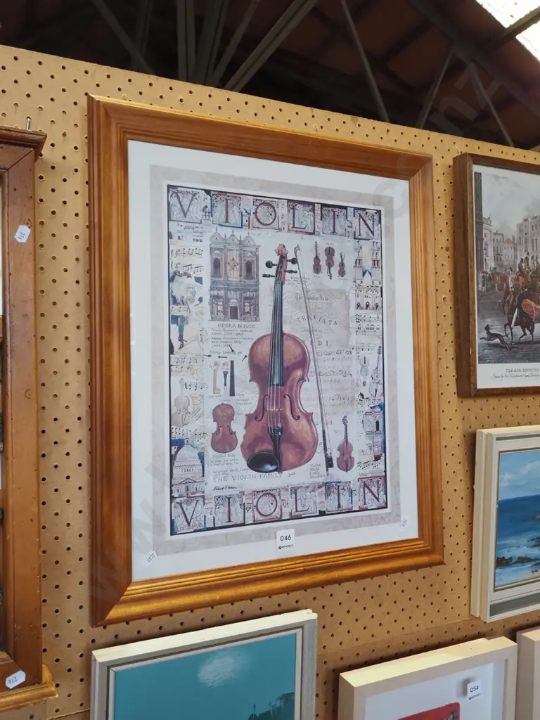 violin print Image 1++