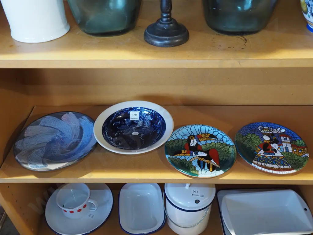 studio pottery plates, bowls Image 1++