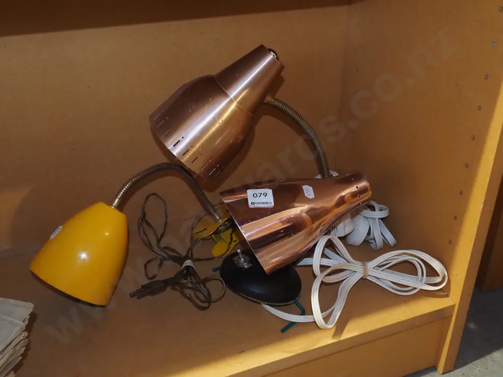retro lamp, 2x headboard lamps Image 1++