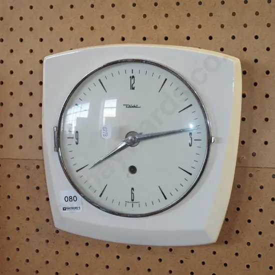 German ceramic wall clock