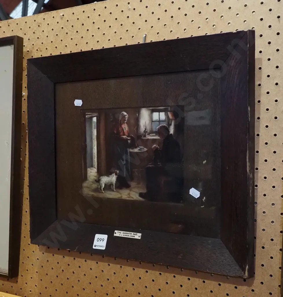 oak framed print - the sabbath hat Image 1++