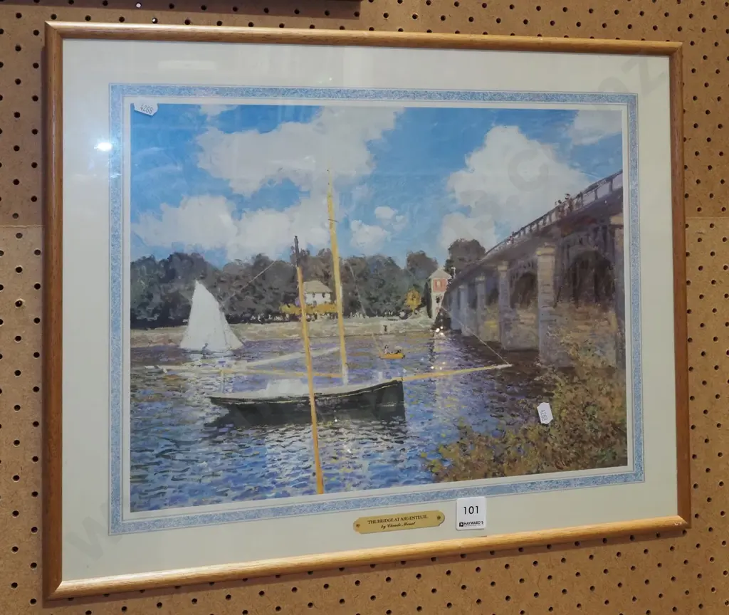 framed Monet print Image 1++